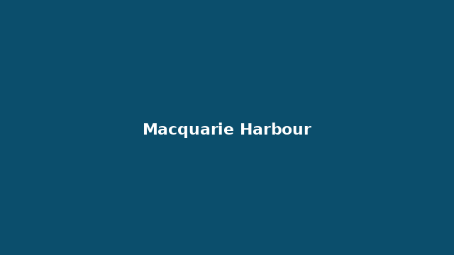 Macquarie Harbour microbial ecology project thumbnail